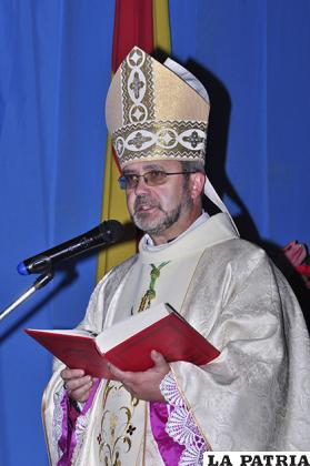 Obispo de la Diócesis de Oruro, Monseñor Cristóbal Bialasik/ LA PATRIA