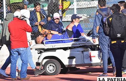 Daniel Vaca fue trasladado a una clínica, menos mal se recuperó pronto /APG