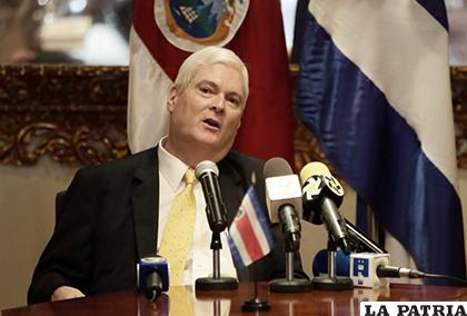El canciller costarricense, Manuel Ventura/ ELINIVERSAL.COM.MX