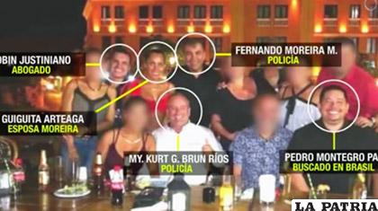 Kurt Brun junto a Pedro Montenegro/ UNITEL