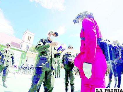 Los insumos fueron entregados durante un acto singular realizado ayer /LA PATRIA