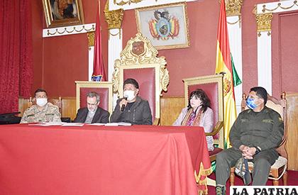 Las autoridades comunicaron el cronograma de actividades en una conferencia de prensa /LA PATRIA
