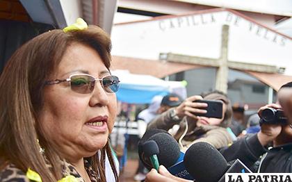 Inés Quispe goza del apoyo del resto de su directorio /APG