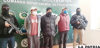 Estas personas fueron presentadas ante los medios de comunicación /la patria