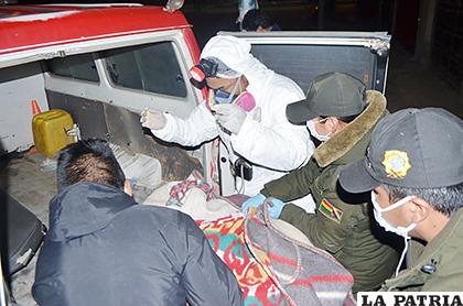 El cuerpo fue trasladado a la morgue del Cementerio General /CARLA HERRERA /LA PATRIA