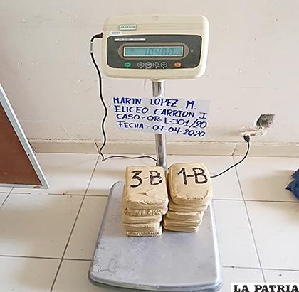 El peso total dio 10 kilos con 400 gramos

