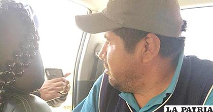 Yucra fue trasladado a la sede de Gobierno /ABI
