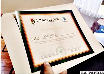 La dirigencia de San José mediante las redes sociales publicó el documento pero debe ser renovada en agosto /Facebook
