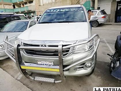 El vehículo en el cual se infringió la ley /APG
