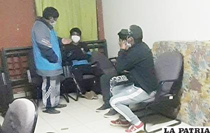 Todas estas personas fueron trasladadas a dependencias de la Felcn /DIO
