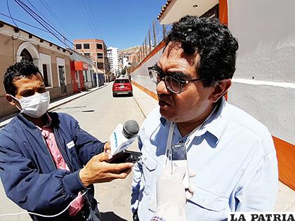 El fiscal de Distrito, Iván Azurduy /LA PATRIA