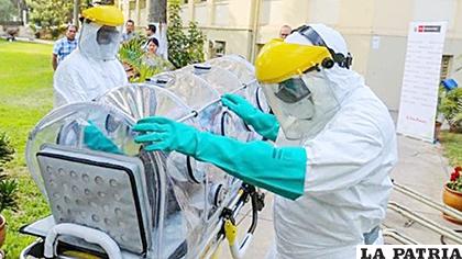 Los fallecidos por coronavirus son embalsamados y cremados por su alto nivel de contagio /americatv.com.pe
