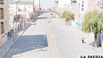Desde hace más de un mes las calles céntricas de la ciudad se ven así 
/LA PATRIA /ARCHIVO
