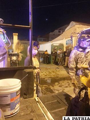 El primer lugar de atención fue en instalaciones de la EMAO /LA PATRIA