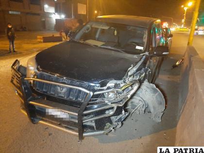 Daños de consideración en el motorizado /LA PATRIA