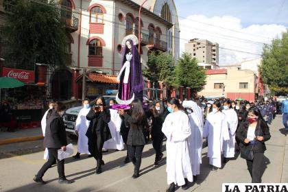Imagen de la Virgen Dolorosa /LA PATRIA