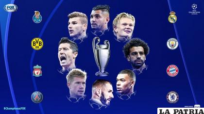 Las figuras de los equipos que están en competencia, los grandes ausentes Cristiano Ronaldo y Lionel Messi /RR.SS.