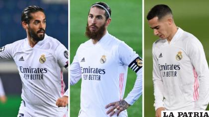 Isco, Ramos y Vázquez jugadores del Real Madrid /as.com