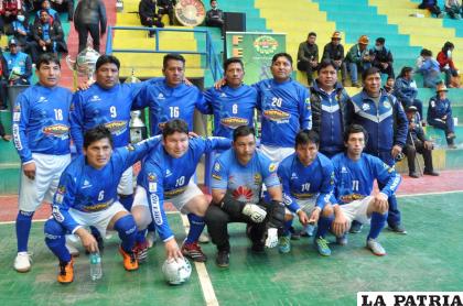 El representativo de Fedecomin Oruro /LA PATRIA
