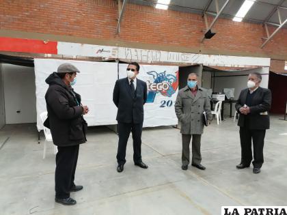 Inspección a los ambientes del Pabellón “Hormiga Orureña” /LA PATRIA