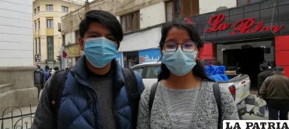 Mauricio Fernández y Paola Apaza /LA PATRIA