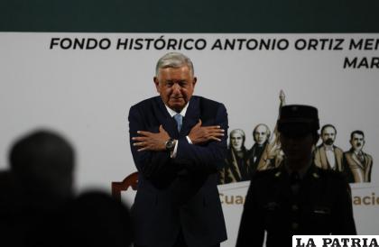 El presidente mexicano Andrés Manuel López Obrador /AP Foto/Eduardo Verdugo