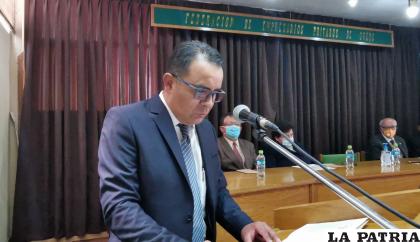 Sergio Barral, expresidente de la Cámara de Industriales de Huajara Oruro /LA PATRIA