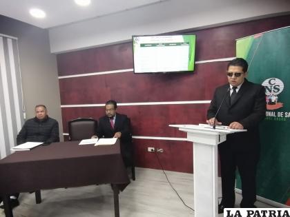 Rendición de cuentas de la CNS de Oruro /CNS