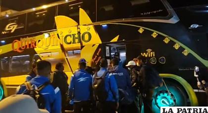 Los jugadores tuvieron que viajar en horas de la noche /LA PATRIA