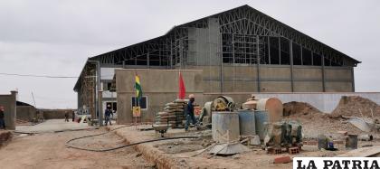 Construcción de Planta Procesadora de Quinua muestra un avance del 5% de febrero a abril /LA PATRIA