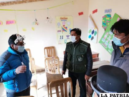 El alcalde electo recorrió varias unidades educativas /Comunicación Adhemar Alcalde