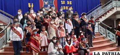 Ayer se desarrolló la sesión de honor de la asamblea infantil /LA PATRIA