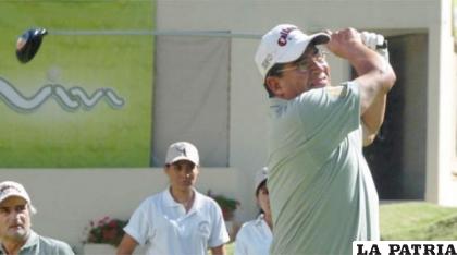 Antonio Beltrán un baluarte del golf orureño /RR.SS.