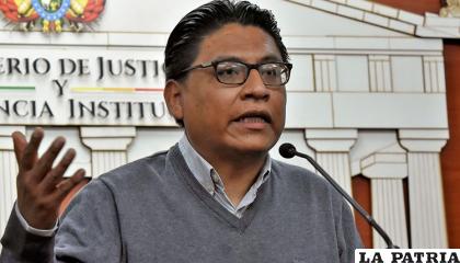 El ministro de Justicia, Iván Lima /RR.SS.