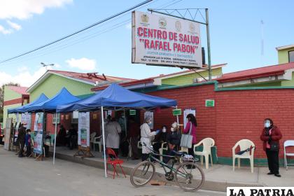 Centro de Salud Rafael Pabón, habilitado como punto de vacunación /LA PATRIA