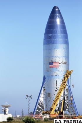 Prototipo de la nave Starship de Spacex en Boca Chica Beach, en Texas /Miguel Roberts/The Brownsville Herald via AP, File