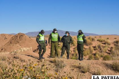 El trabajo fue en coordinación con la Policía /GAMO