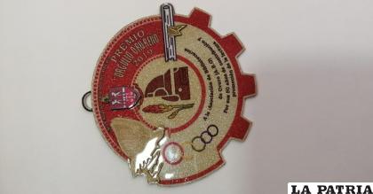 Medalla que será entregada a instituciones y personalidades destacadas /LA PATRIA