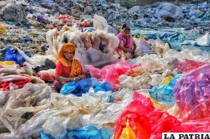 El problema de la contaminación de los plásticos es a nivel mundial 