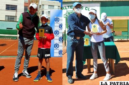 Mateo Calvo y Zoe Castro campeones en la categoría Sub-12 /LA PATRIA