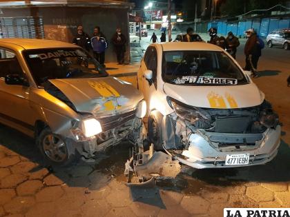 Ambos motorizados tienen daños de consideración /LA PATRIA