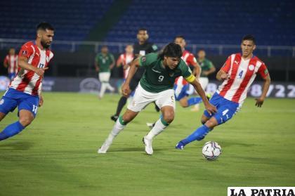 Bolivia sólo pudo lograr un empate ante Paraguay en Asunción /APG