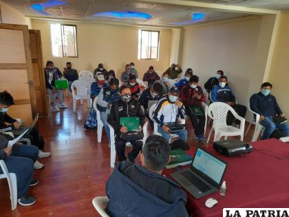 Varios delegados estuvieron presentes en la capacitación /AFO