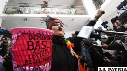 La activista de Mujeres Creando, María Galindo /APG