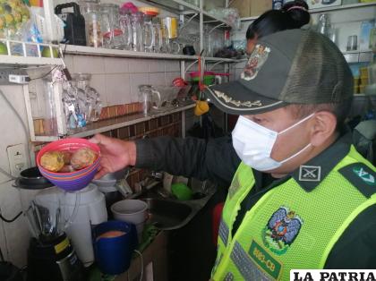 Operativo sorpresa en la venta de jugos 
/LA PATRIA