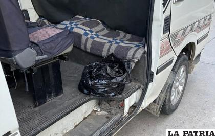 El chofer encontró el feto en una bolsa, cuando limpiaba su motorizado /Erbol