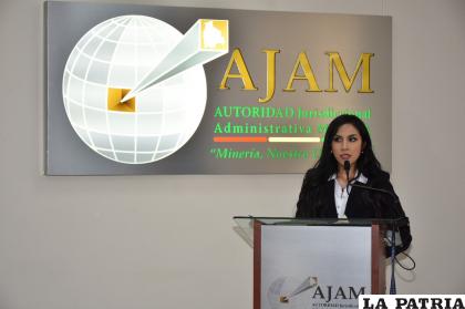 Lic. Brenda Lafuente, directora de la AJAM