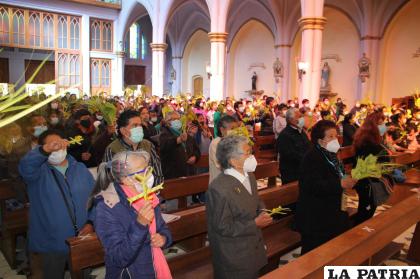 Oruro celebrará este domingo la entrada triunfal de Jesús a Jerusalén /LA PATRIA ARCHIVO
