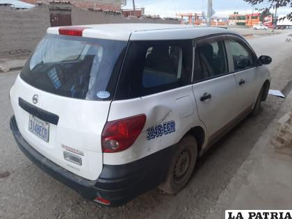 La vagoneta fue colisionada lateralmente /LA PATRIA