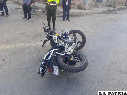El motociclista fue evacuado al Hospital General 
/LA PATRIA